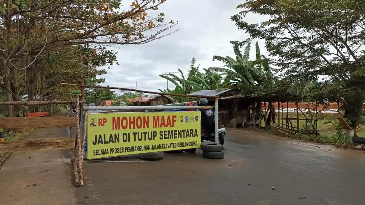 Jalan Danau Dendam Kembali Ditutup Hingga 3 Hari Kedepan, Cegah Korban Jiwa Terulang