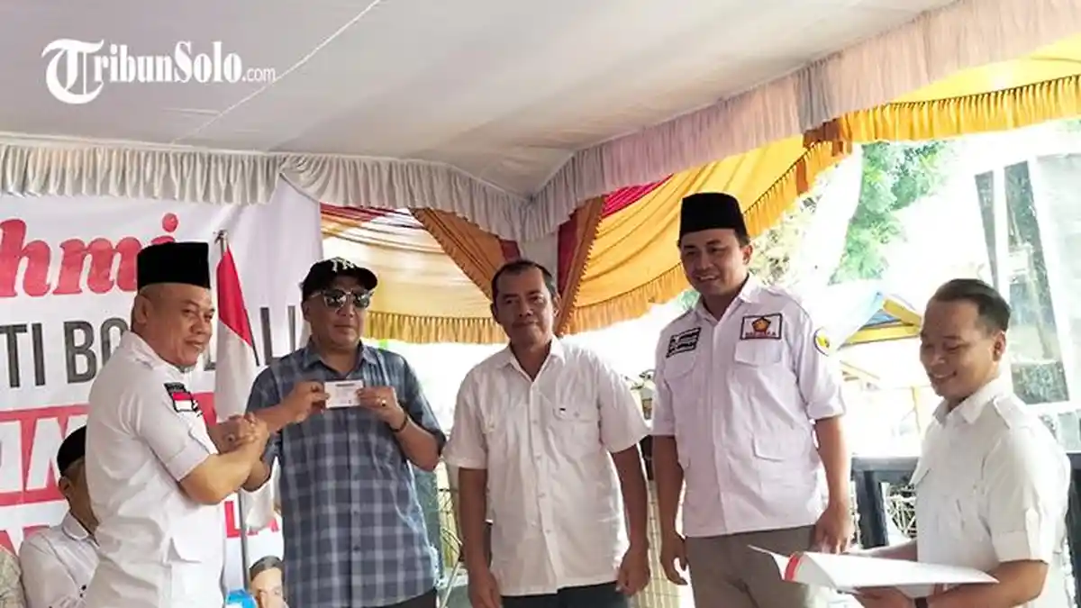 Amunisi Pengusung Bos Jersey di Pilkada Boyolali 2024, Eks Kader PDIP & Ketua KPU Gabung Gerindra