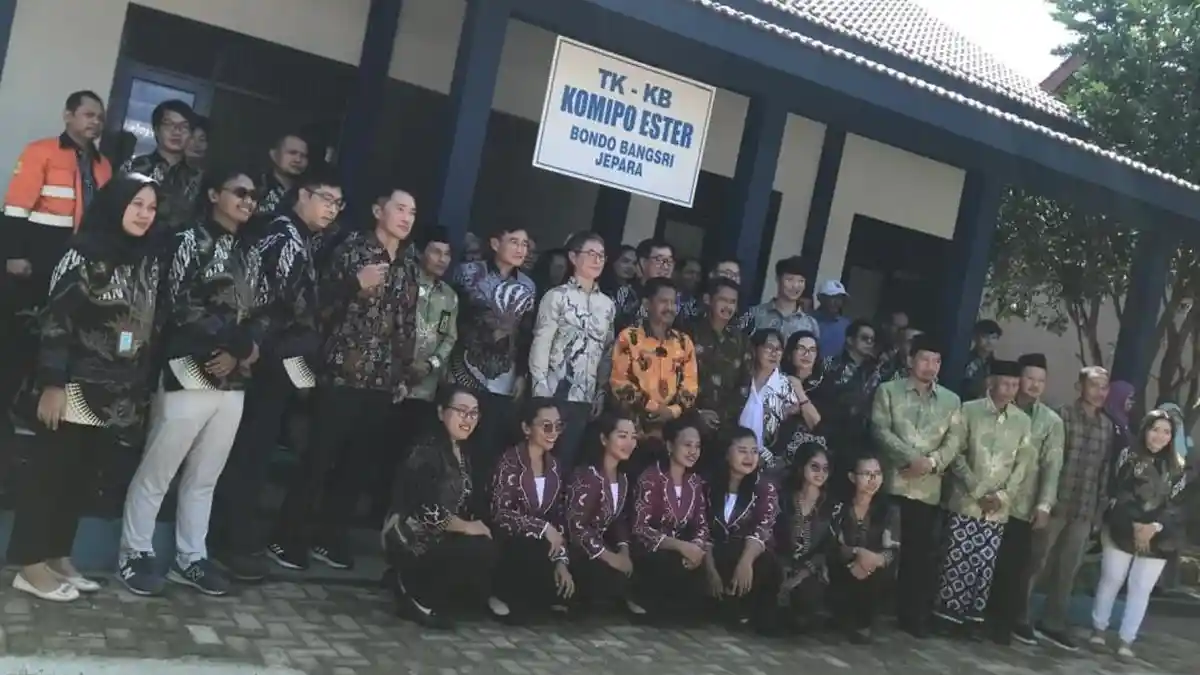 Perusahaan Asal Korea Selatan Resmikan TK Komipo Ester di Bondo Kabupaten Jepara