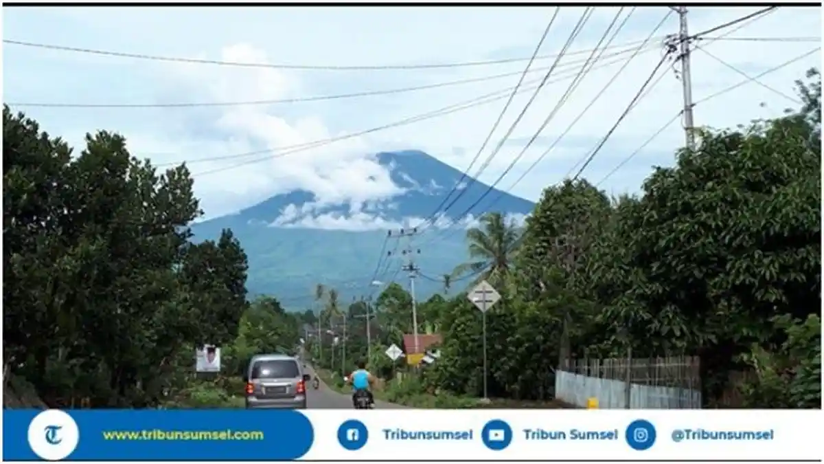 Gunung Dempo Erupsi, Letusan Terbesar Sejak 15 Tahun Terakhir, Status Waspada Level II