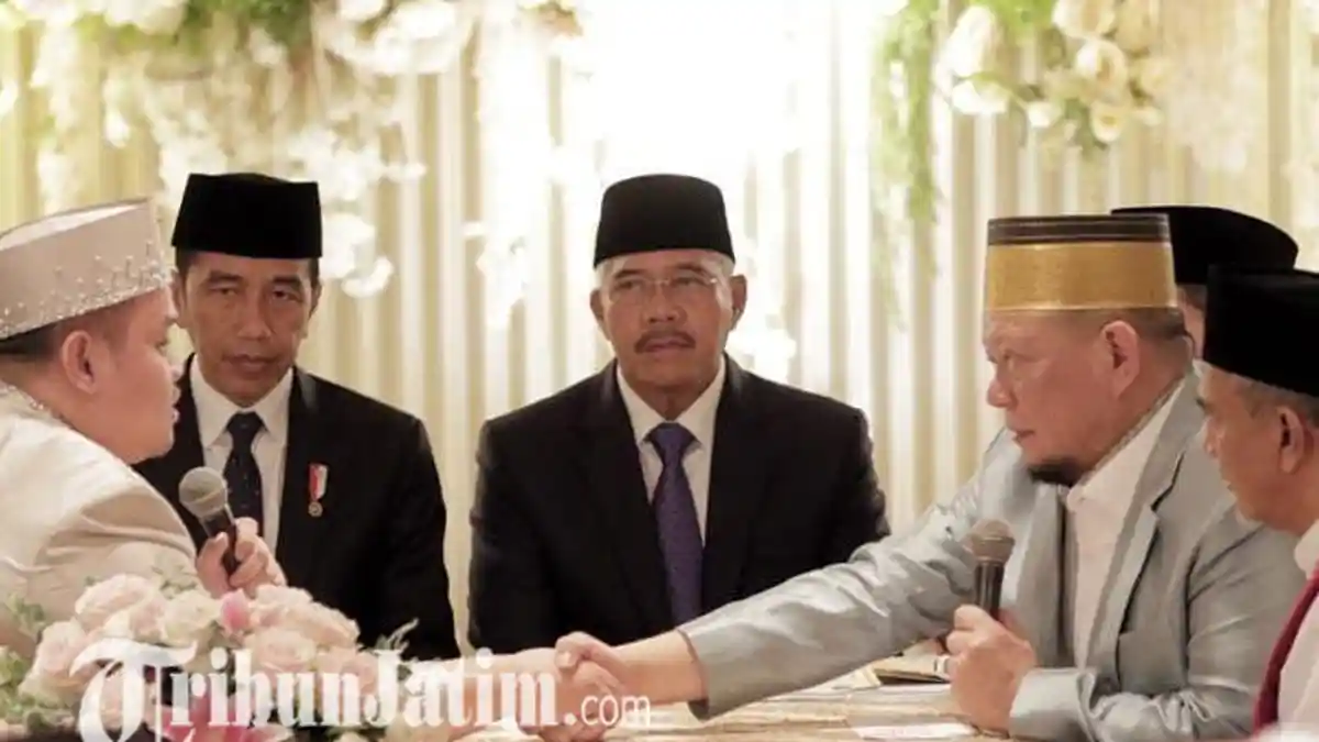 LaNyalla Mantu, Presiden Jokowi Jadi Saksi dan Dihadiri Sejumlah Menteri