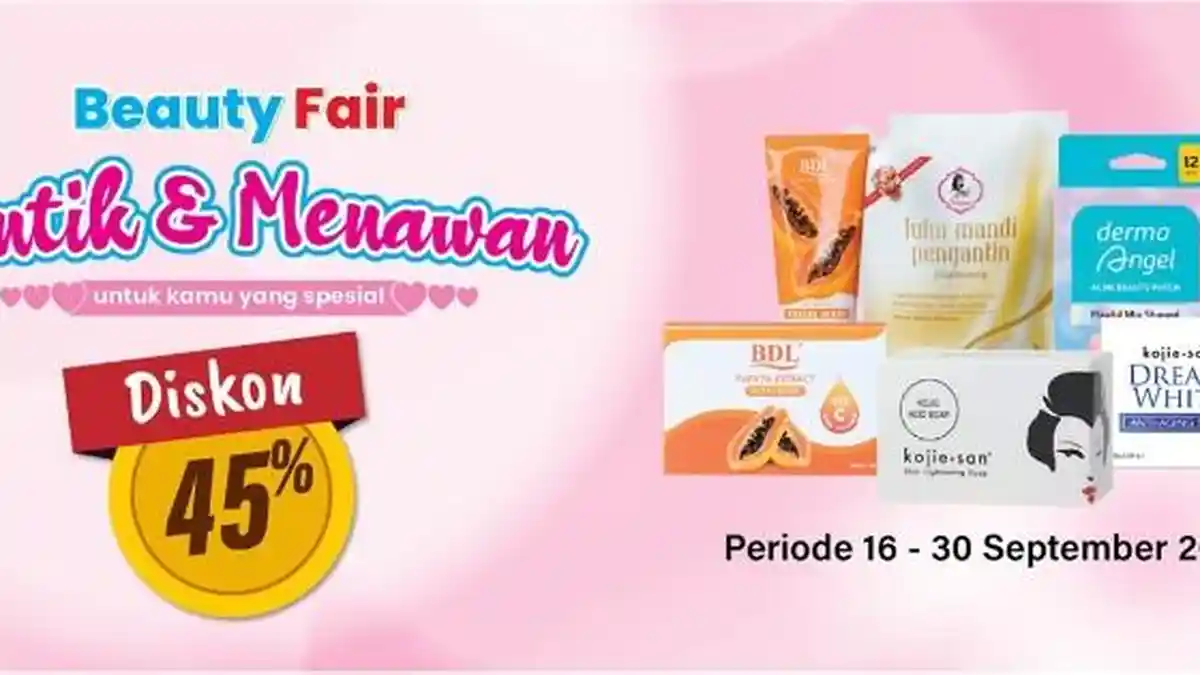 Update Promo Alfamart Terbaru Jumat 19 Sep 2025: Diskon Skincare dan Body Care