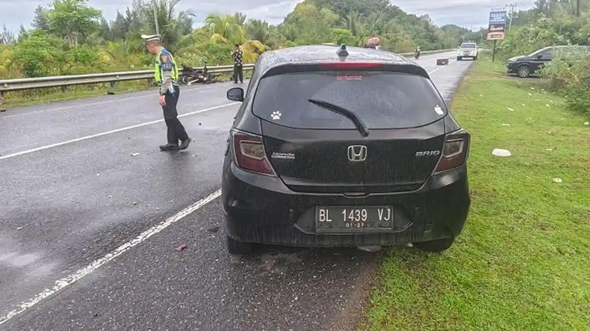 Hindari Kucing, Brio Tabrak Becak Motor di Leupung-Aceh Besar, 1 Meninggal