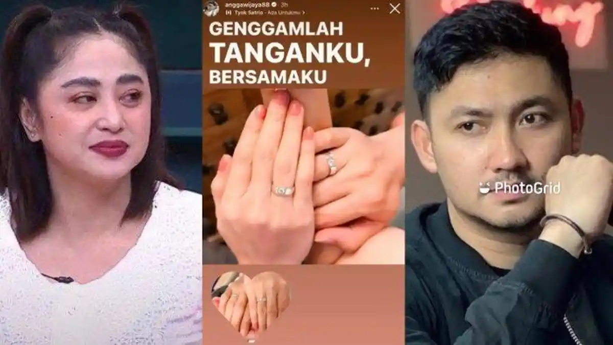 Dewi Perssik Dilamar Pilot, Angga Wijaya Diduga Pamer Kekasih Baru, Wajahnya Masih Dirahasiakan