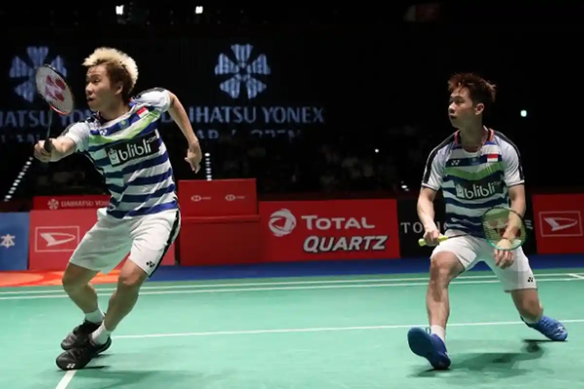 Cukup 32 Menit Bagi Marcus/Kevin untuk Maju ke Babak Perempat Final Denmark Open 2018