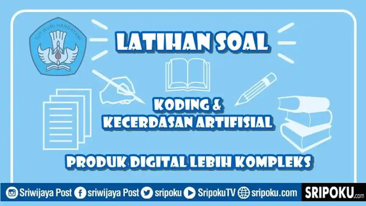 20 Soal Koding & Kecerdasan Artifisial Kelas 6 Bab 9, Produk Digital Lebih Kompleks