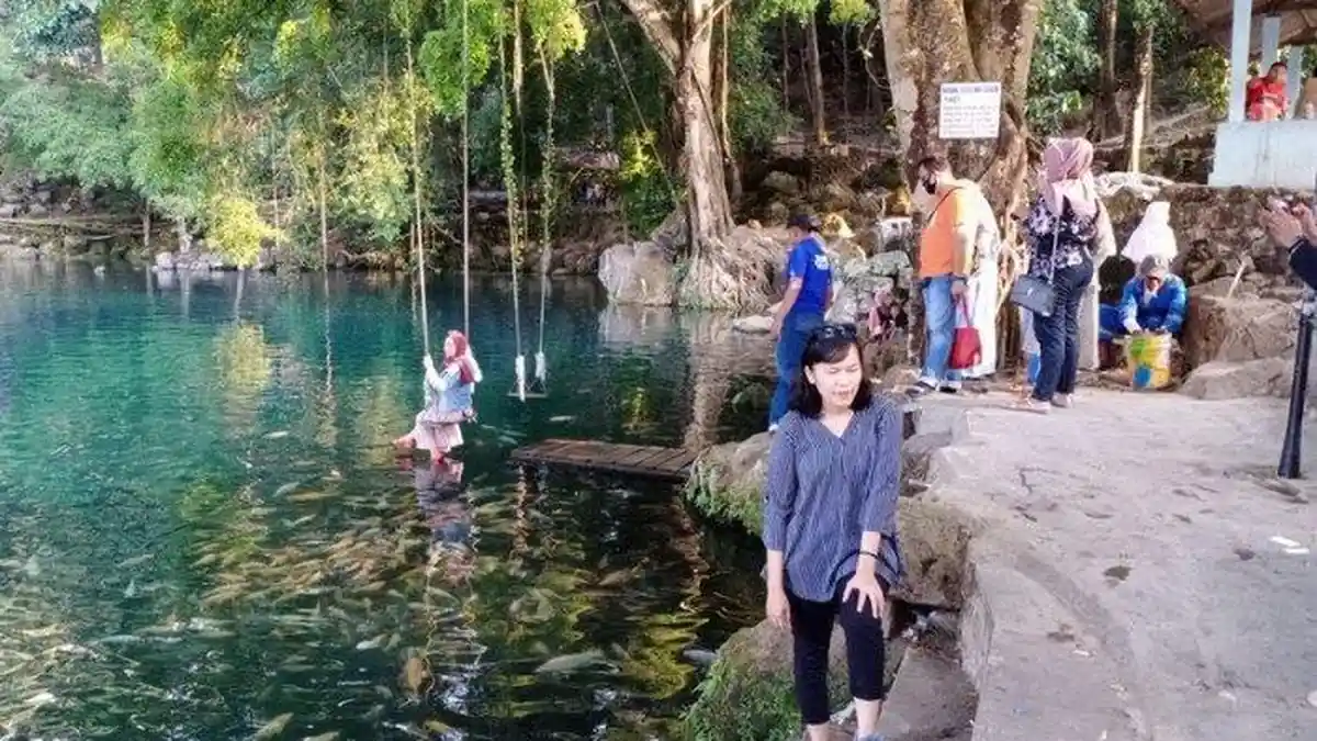 Ada yang Baru di Wisata Talaga Biru Kuningan, Kini Ada Spot untuk Selfie