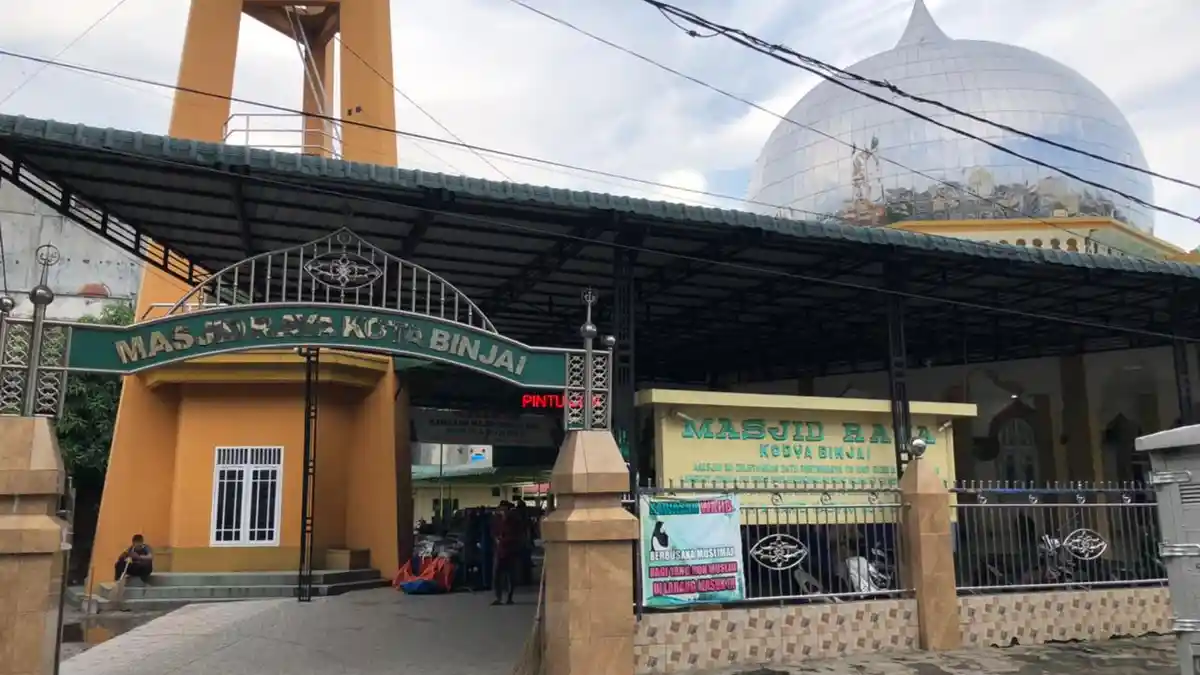 Masjid Raya Binjai, Masjid Tertua yang Ramai Dikunjungi Wisatawan Saat Ramadan