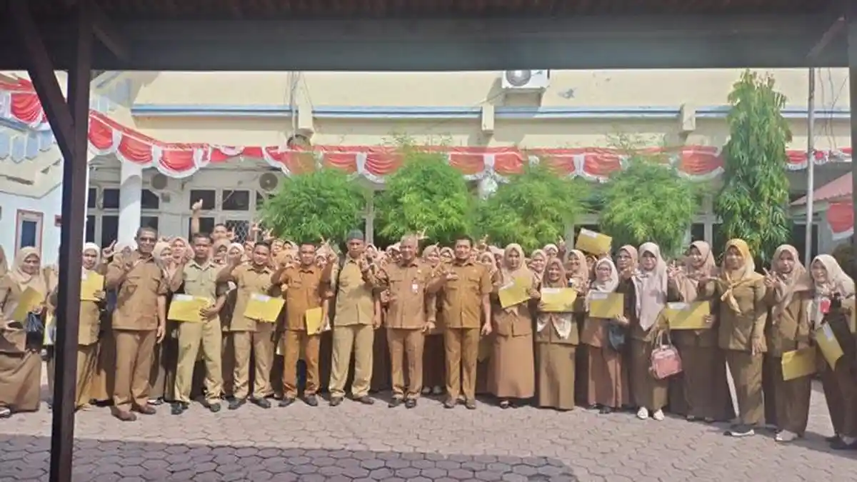 194 PPPK Tenaga Guru di Lhokseumawe Terima SK, Satu Guru Gugur