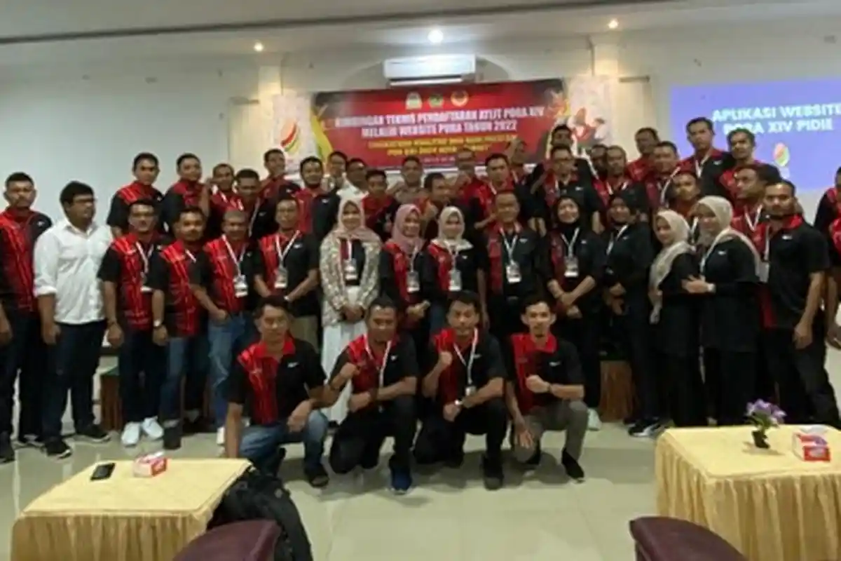 Puluhan Peserta Ikut Bimtek PORA di Pidie, Pengenalan Website Pendaftaran Atlet