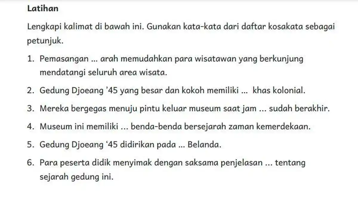 Kunci Jawaban Bahasa Indonesia Kelas 5 Halaman 128 Kurikulum Merdeka