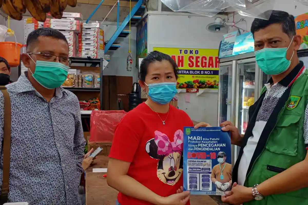 Sudah 15 Pasar Didatangi, Kabid Pasar Disperindag Batam: Umumnya sudah Siap Jalankan Perwako 49/2020