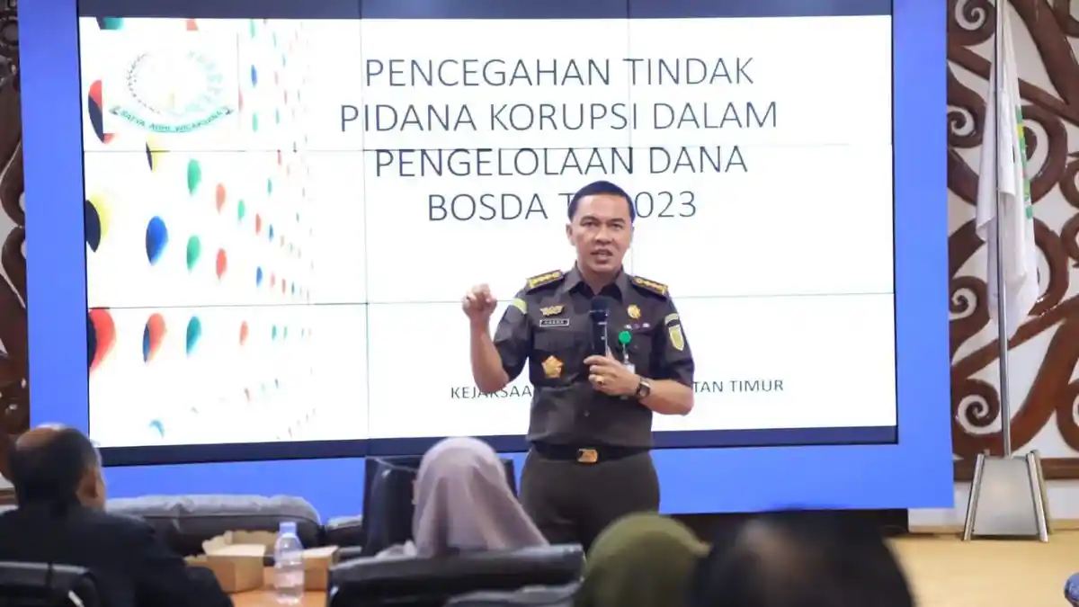 Kejati Kaltim Ingatkan Transparan dalam Pengelolaan Dana BOSDA Agar Tidak Terjadi Korupsi