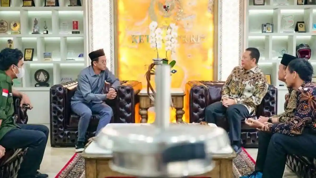 Terima BEM PTNU Se-Nusantara, Ketua MPR RI Bamsoet Ajak Junjung Tinggi Nilai Toleransi Agama