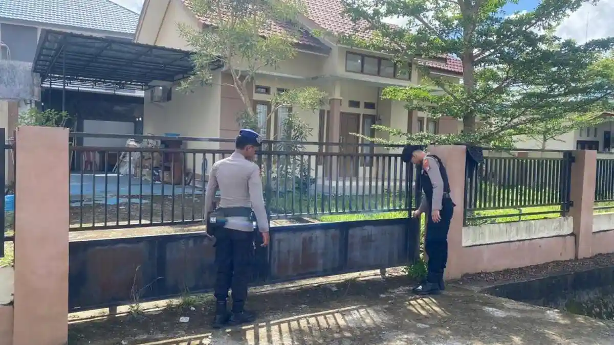 Polresta Bulungan Patroli Rumah Kosong yang Ditinggal Mudik Lebaran, Agus Nugraha: Agenda Rutin