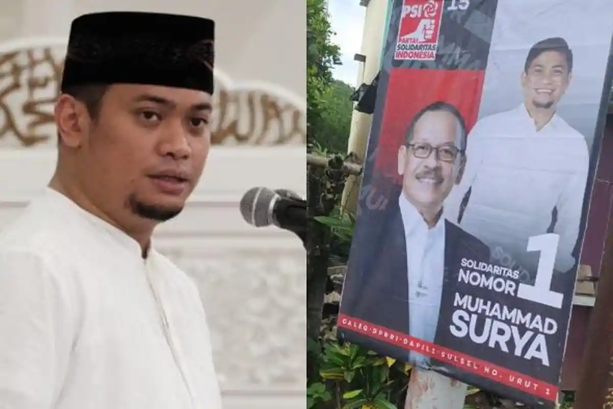 Reaksi Tak Terduga Adnan IYL Fotonya Dicetak Massal PSI Jelang Pemilu 2024