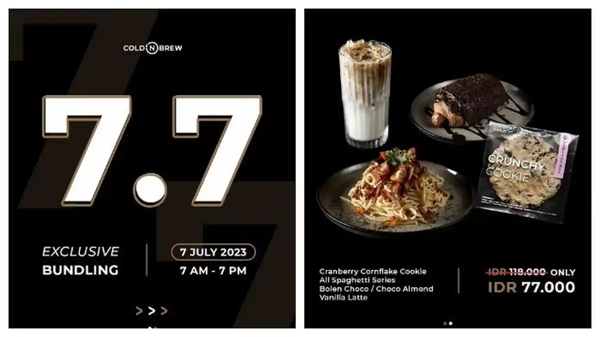 Promo Cold n Brew, Ada Paket Bundling Cuma Bayar Rp 77.000, Hanya Berlaku Hari Ini
