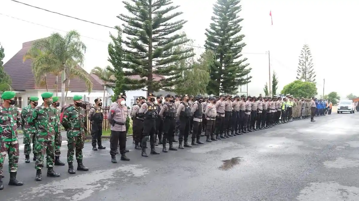 Polres Ngada Apel Gabungan Bersama Kodim 1625/Ngada dan Instansi Terkait
