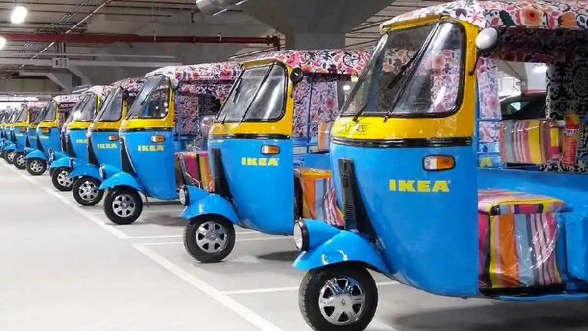 Bajaj 'Tanpa Knalpot' Jadi Kendaraan Dinas IKEA di India