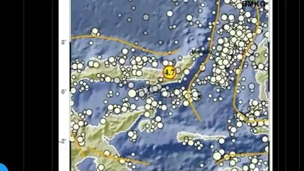 Gempa Bumi magnitudo 4.7 Terjadi Siang Ini  Selasa 17 September 2024, Cek Lokasinya
