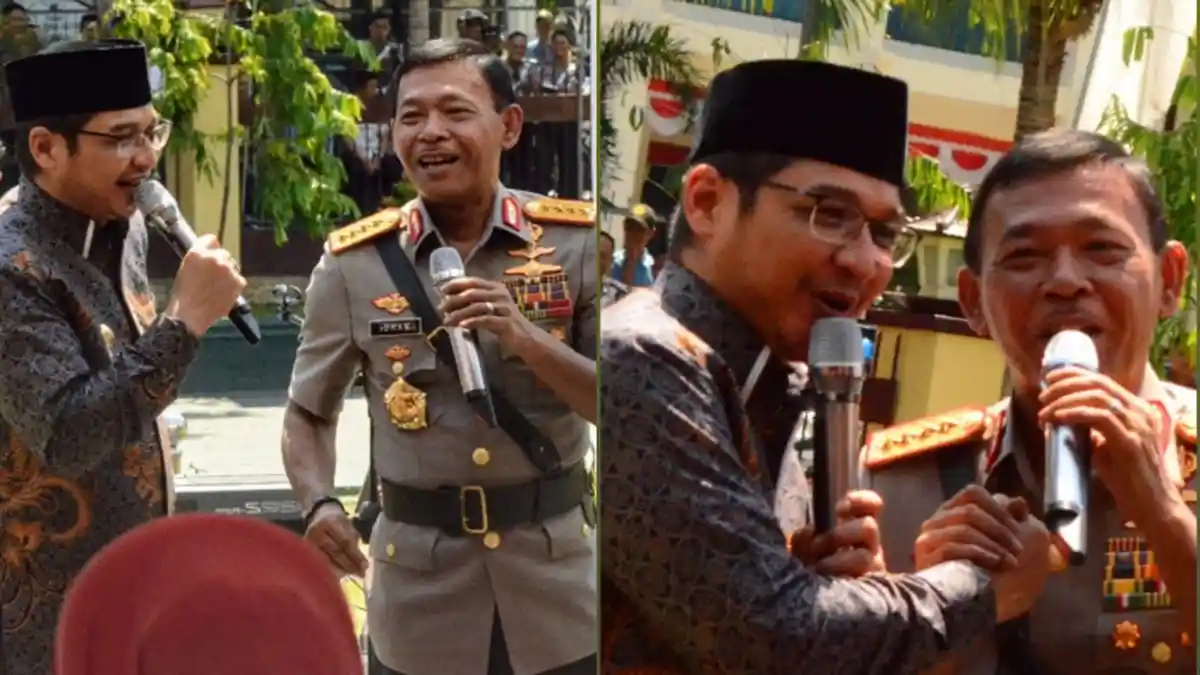 Hadiri Pengukuhan Kenaikan Tipe Polda Sulteng, Pasha Duet Bareng Kapolri