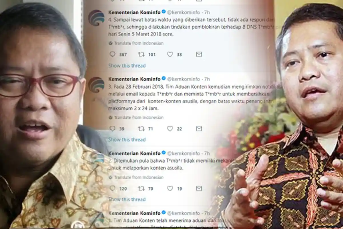 Waduh! Menkominfo Kaget Ngaku Tak Tahu Tumblr Diblokir, Netter Kesal Reaksinya Sampai Begini