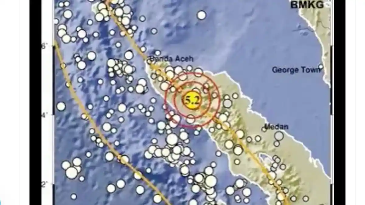 Gempa Bumi Baru Terjadi Magnitudo 5.2 Kamis 17 Agustus 2023, Info BMKG : Hanya Berjarak 35 Kilometer