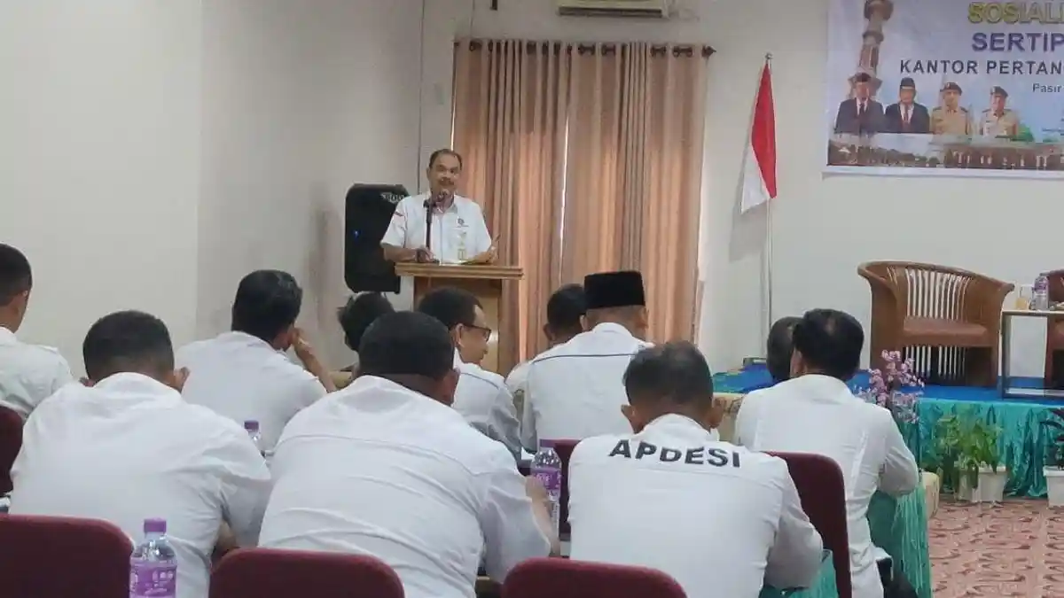 BPN Rohul Gelar Sosialisasi Sertifikat Digital kepada Para Kades, Lurah ...