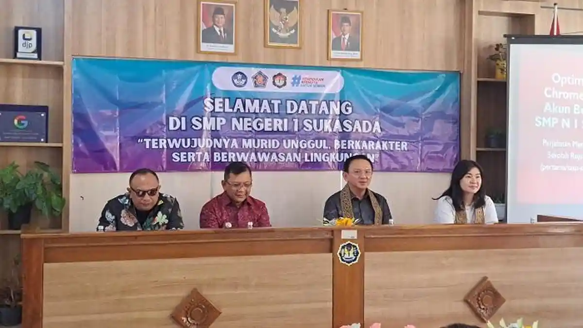Kunjungi SMPN 1 Sukasada Buleleng, Ahok Ingin Lihat Kandidat Sekolah Rujukan Google