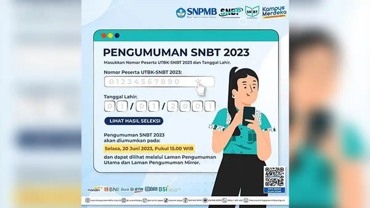 Cara Cek Hasil SNBT 2023: Buka Link Pengumuman, Input Nomor Peserta UTBK dan Tanggal Lahir