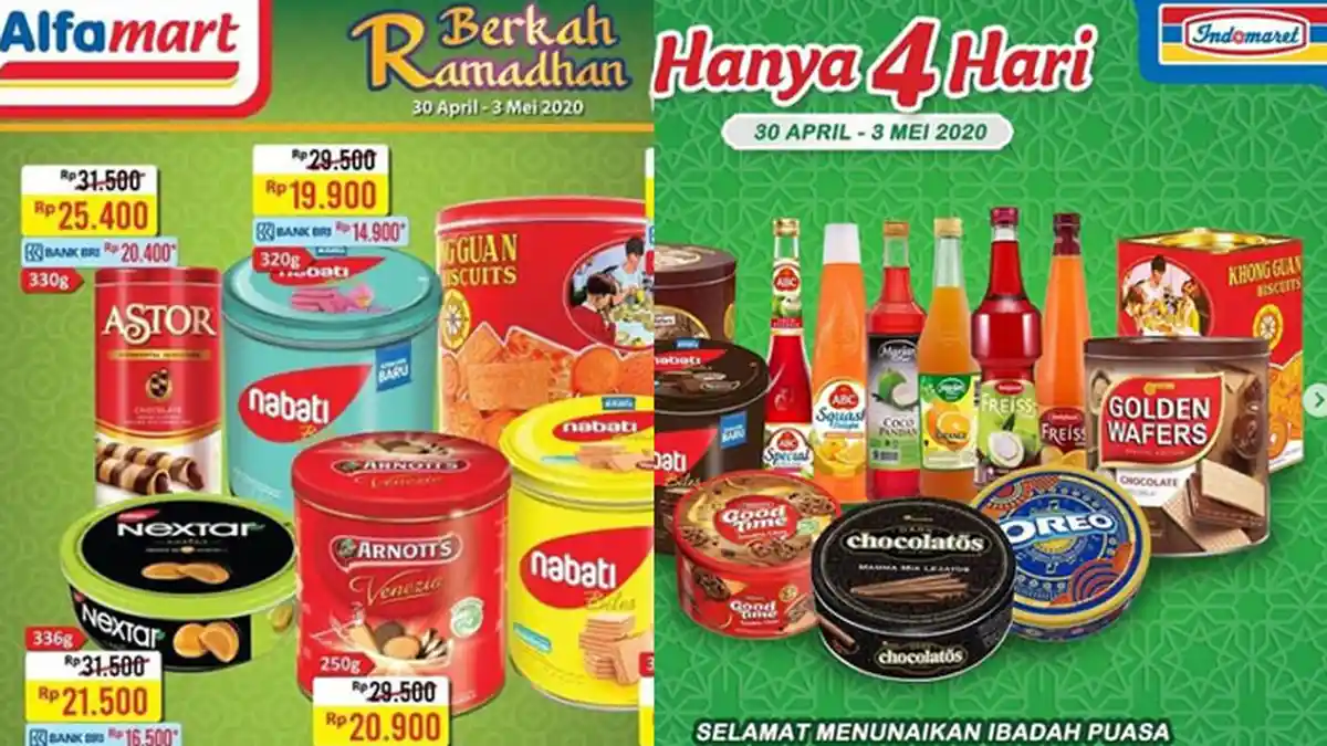 Daftar Promo Indomaret dan Alfamart, Ada Diskon untuk Kebutuhan Dapur Hingga Ramadan dan Lebaran