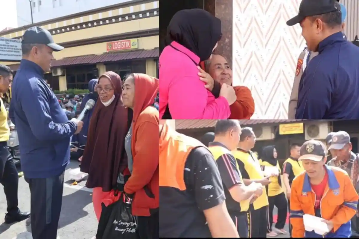 Setiap Jumat Kombes Pol Ngajib Kumpulkan Pengayuh Becak dan Penyapu Jalan di Polrestabes Makassar