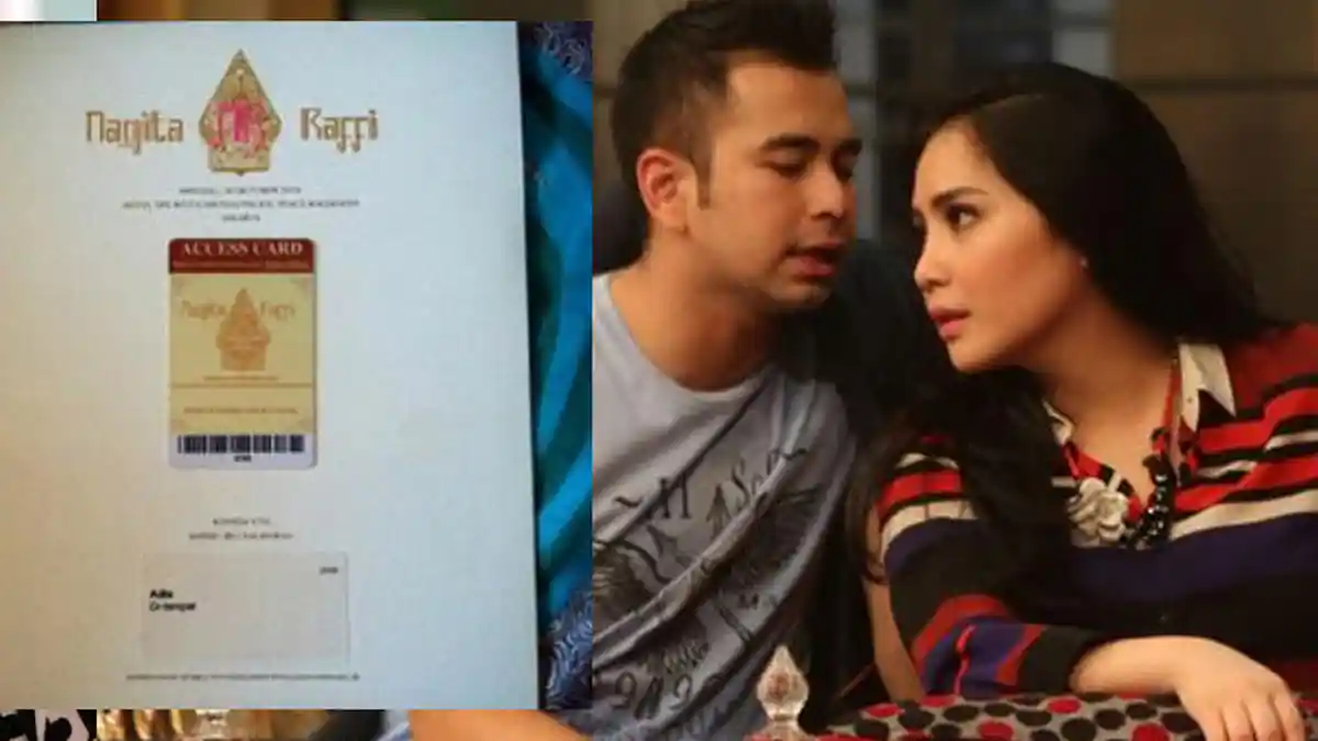 Ini Dia Undangan Pernikahan Raffi Ahmad dan Nagita Slavina