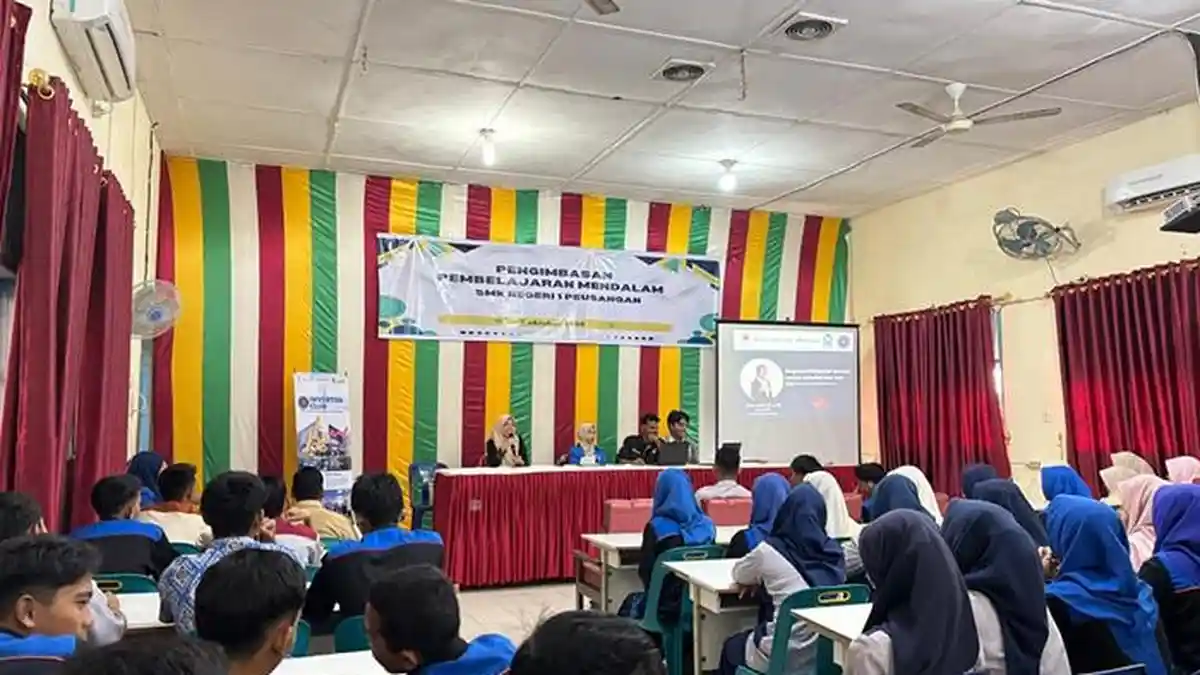 100 Siswa SMKN 1 Peusangan Belajar Investasi, Memahami Dunia Pasar Modal