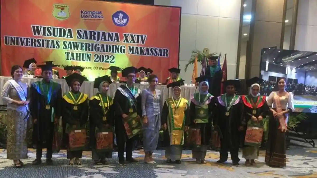 Universitas Sawerigading Kukuhkan 311 Wisudawan