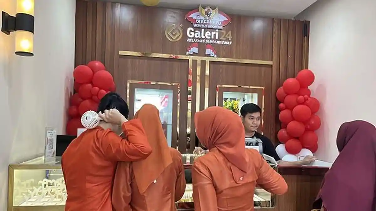 Harga Emas Hari Ini 8 September 2025 di Galeri 24 Pegadaian Pangkalpinang