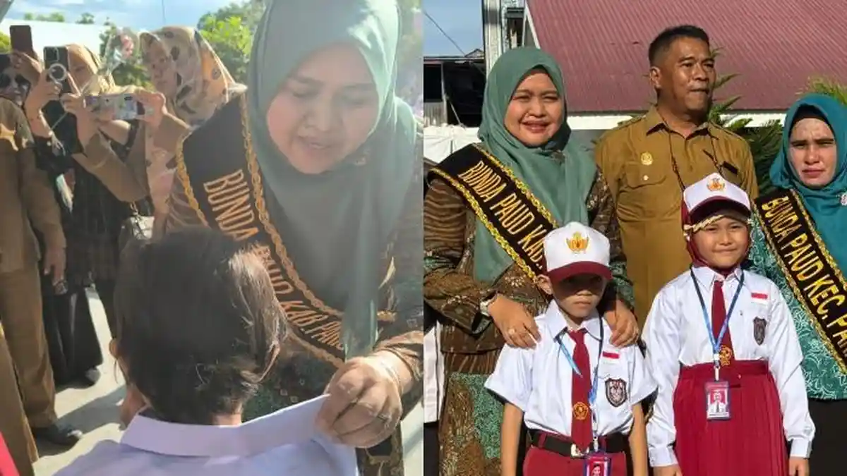 Bunda PAUD Parimo Pantau Pelaksanaan MPLS di 3 Sekolah Dasar