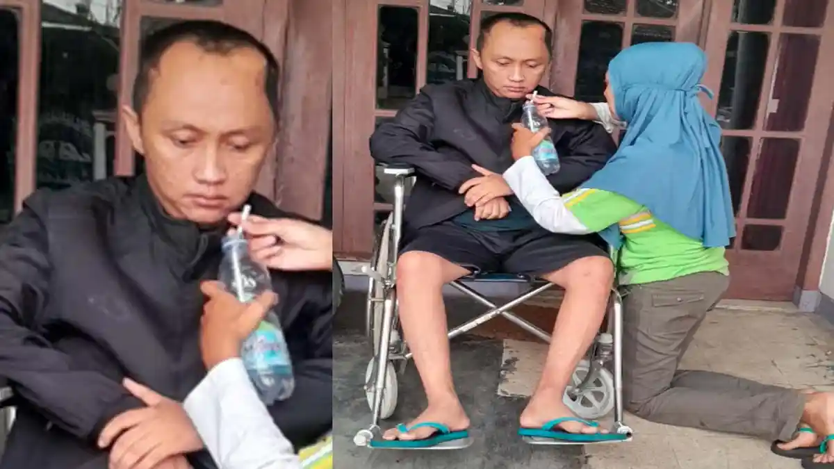 Derita Warga Kromengan Malang Korban Kecelakaan Minta Keadilan, di Kursi Roda dan Hilang Ingatan