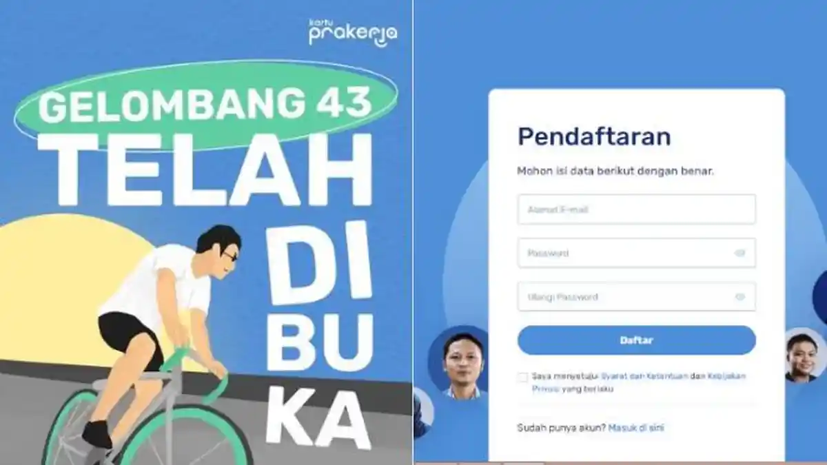 Kartu Prakerja Gelombang 43 Dibuka, Segera Daftar di www.prakerja.go.id
