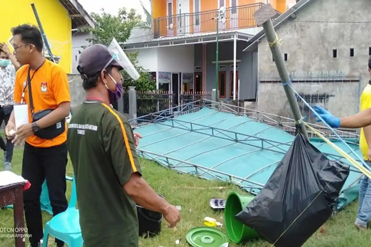 Diterjang Angin Kencang, 3 TPS di Provinsi NTB Ambruk