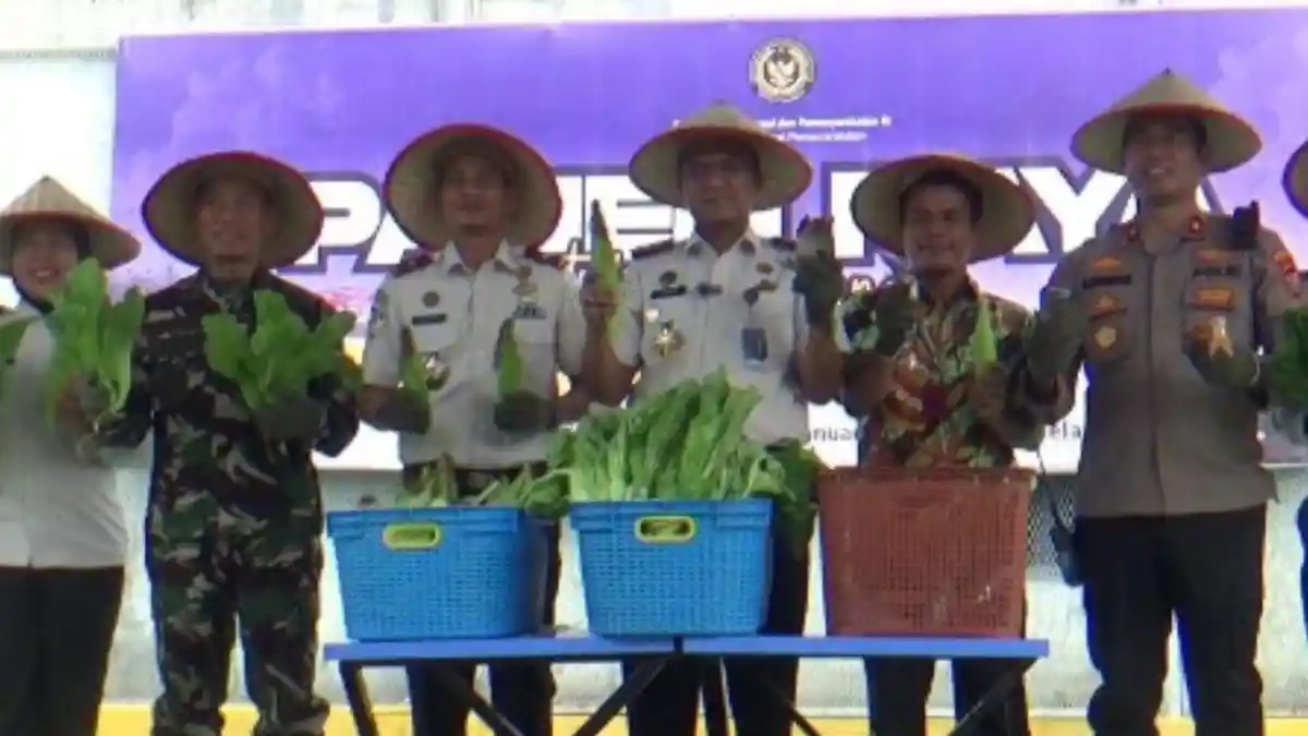 Lapas Kelas 1 Medan Gelar Panen Raya, Hasilnya Disalurkan untuk Korban Bencana & Masyarakat Sekitar