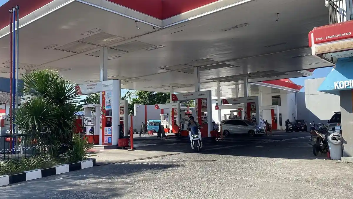 Pertamax di SPBU Bawakaraeng Makassar Habis Usai Harga Naik Jadi Rp16.650
