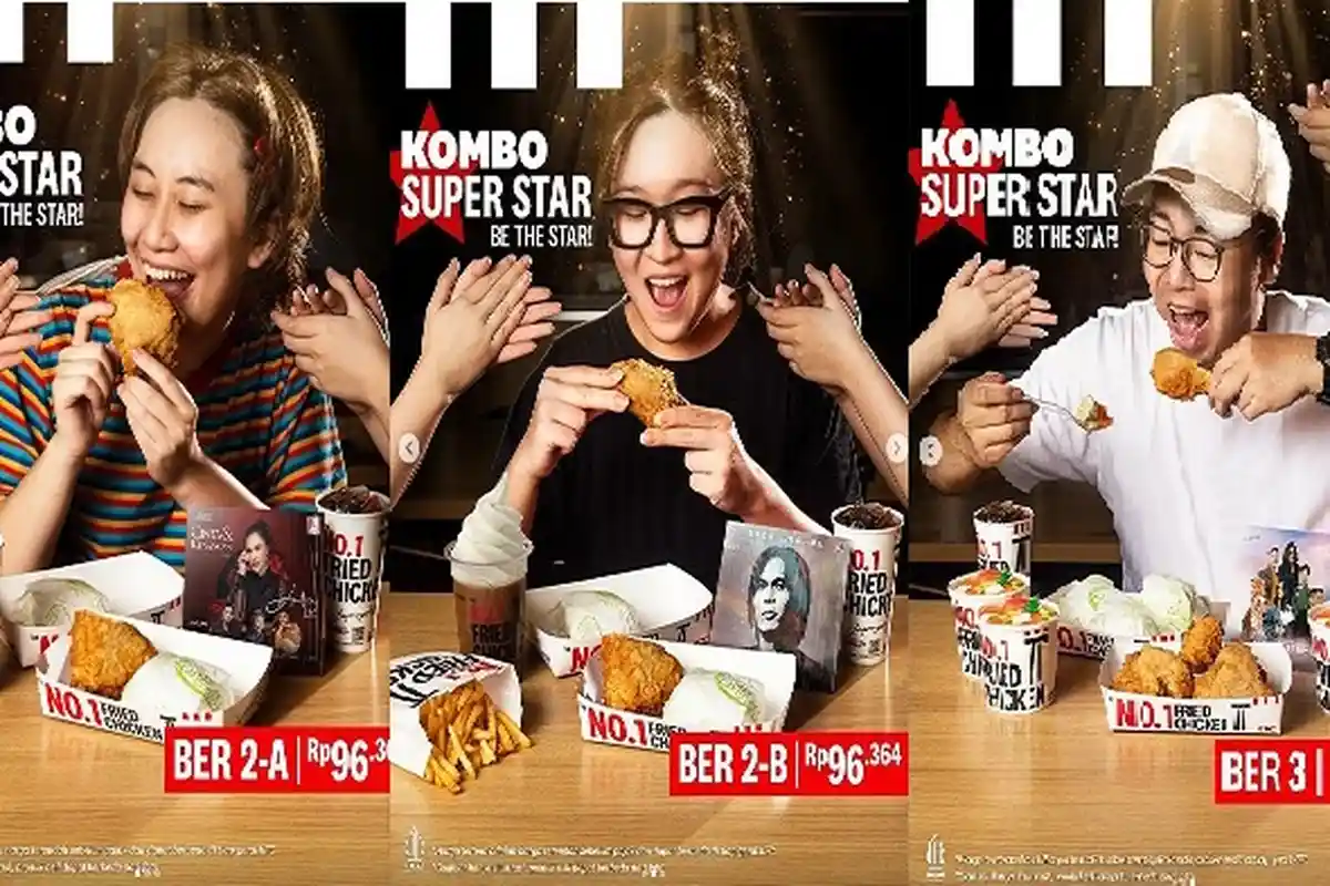 Promo KFC Hari Ini, Paket Kombo Super Star Hadirkan Menu Pilihan Berdua Hingga Bertiga Rp 90 Ribuan