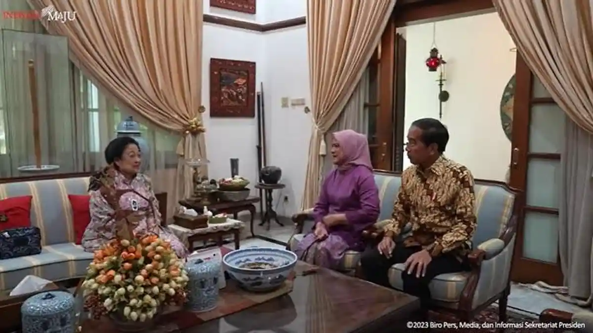 Momen Kunjungan Silaturahmi Jokowi ke Rumah Megawati
