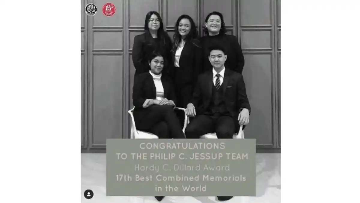 Tim UNPAR Raih Penghargaan Hardy C Dillard Award, Terbaik ke-17 di Seluruh Dunia