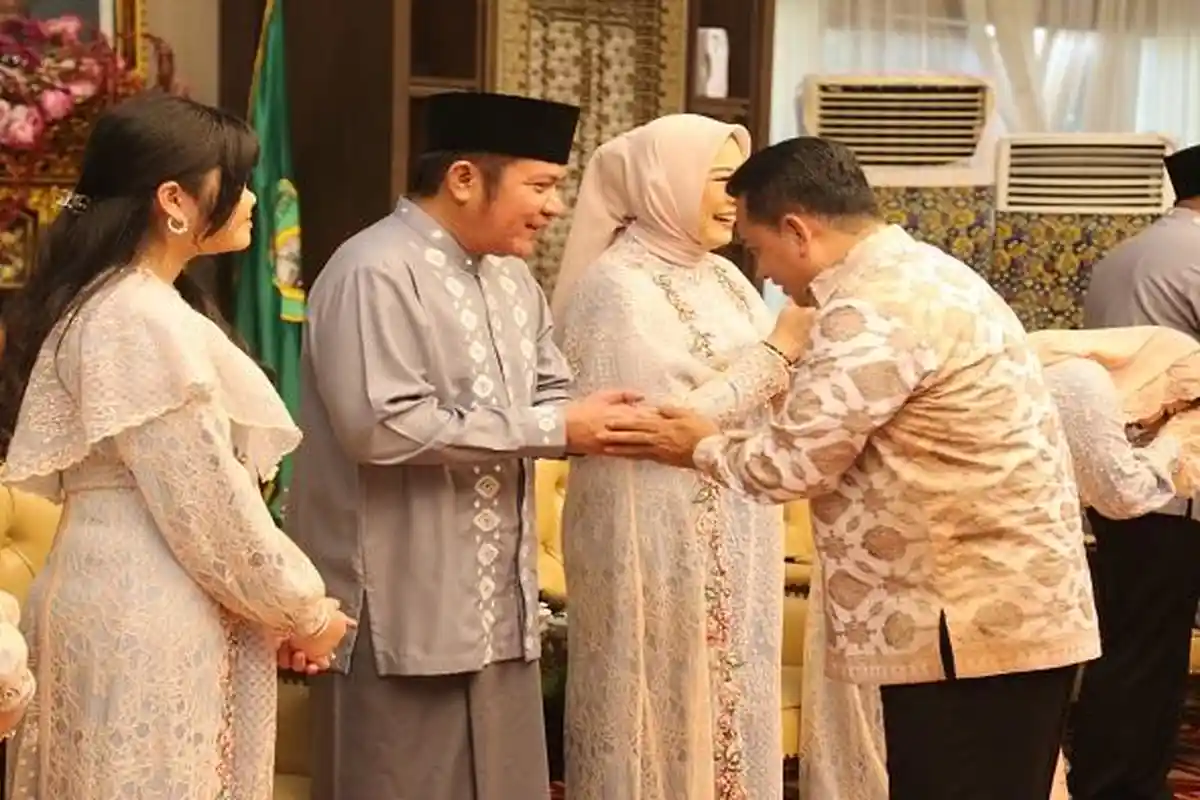 Bupati Askolani dan Wabup Slamet Silahturahmi Dengan Gubernur Sumsel Herman Deru