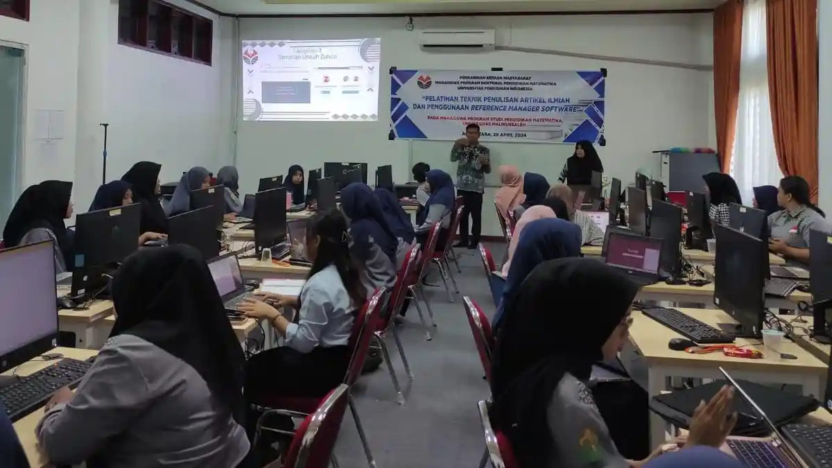 Mahasiswa S3 UPI Latih Mahasiswa Prodi Matematika Unimal Menulis Artikel Ilmiah