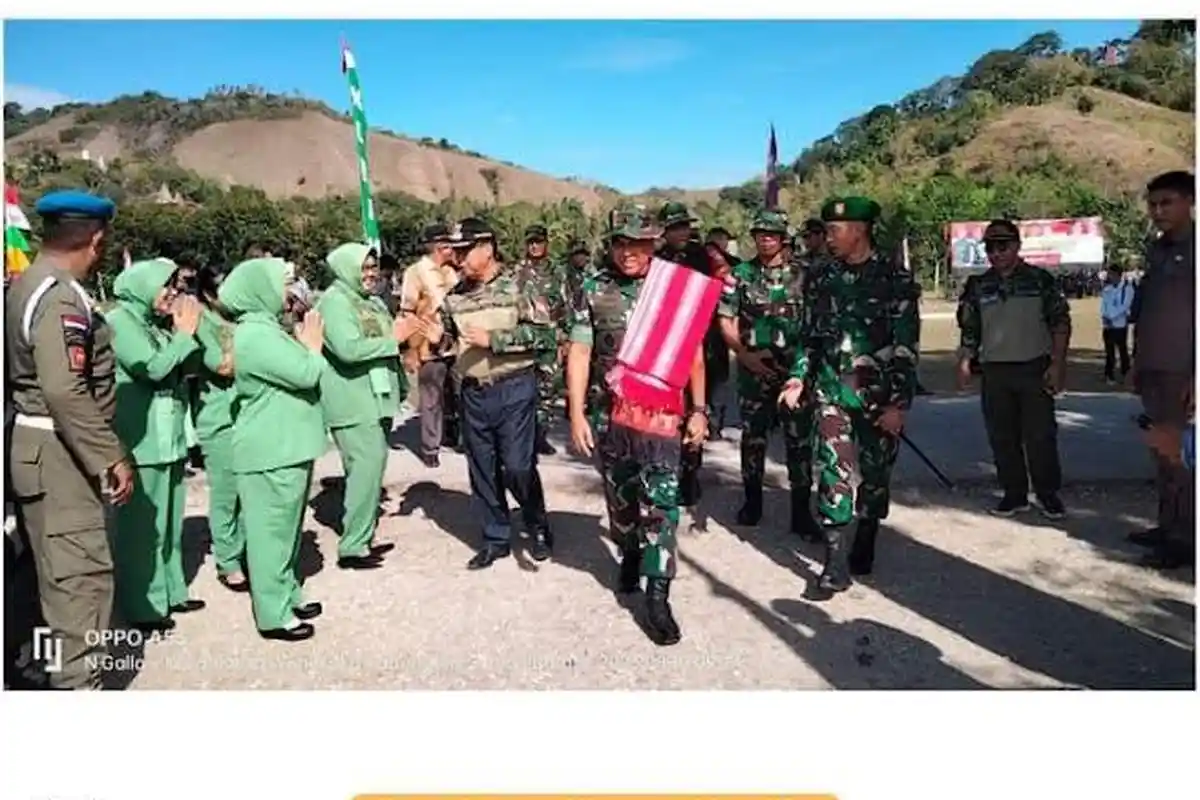 Danrem 161 Wira Sakti Kupang NTT,  Resmi Tutup Giat TMMD ke-117 Kodim 1613 Sumba Barat