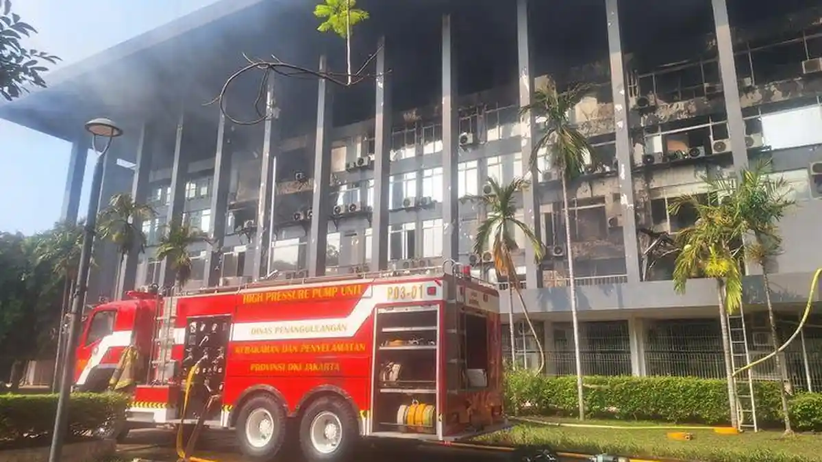Gedung Bakamla RI Terbakar, Diduga Akibat Korsleting Listrik