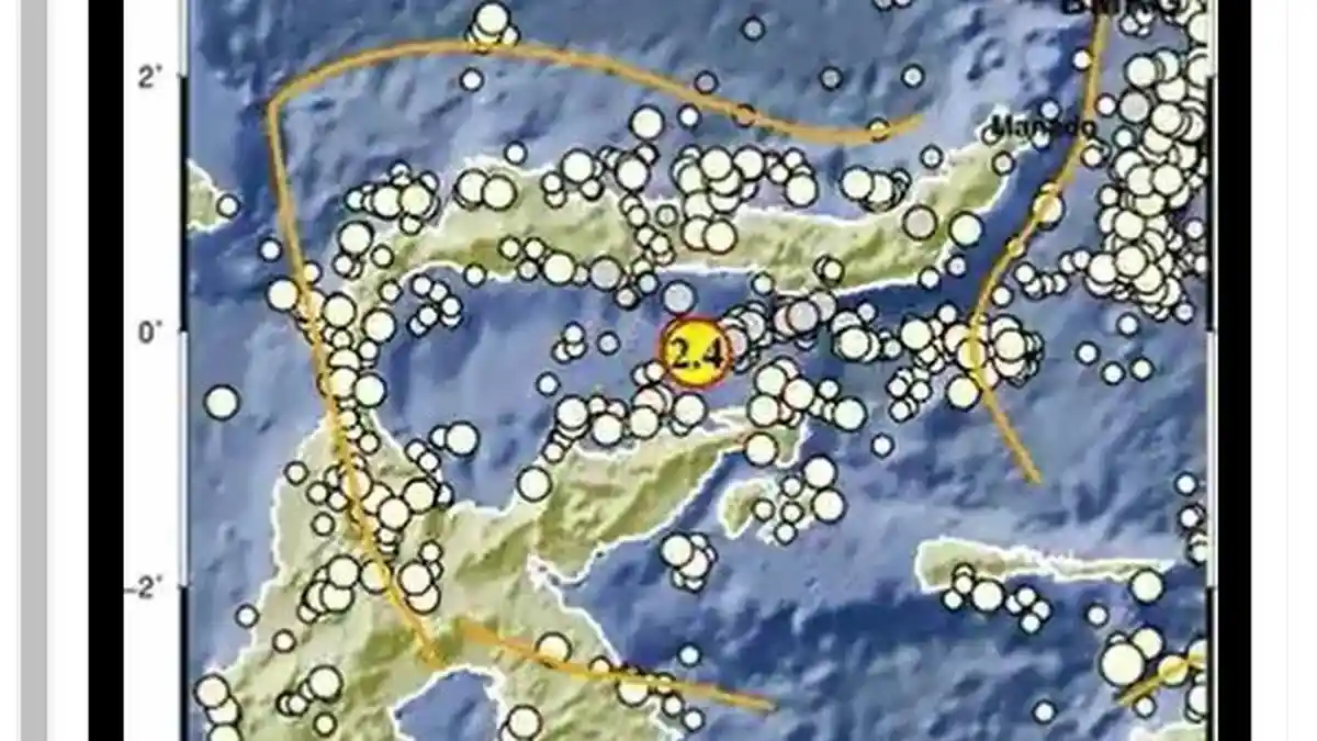 BREAKING NEWS Gempa Bumi di Gorontalo Selasa Pagi 03 Oktober 2023, Info BMKG : Kedalaman 11 Km